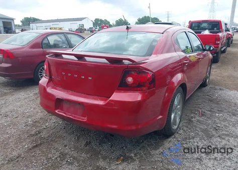 2014 Dodge Avenger Se из США, поврежденный, VIN 1C3CDZAB1EN129594